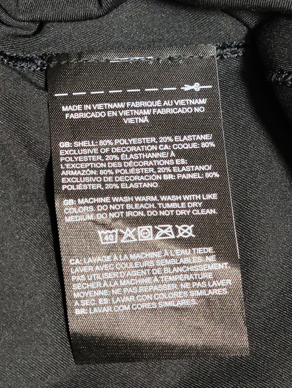 The North Face TNF x SKIMS Refina Longsleeve Top Black Onyx Women Small NEW - Picture 5 of 7